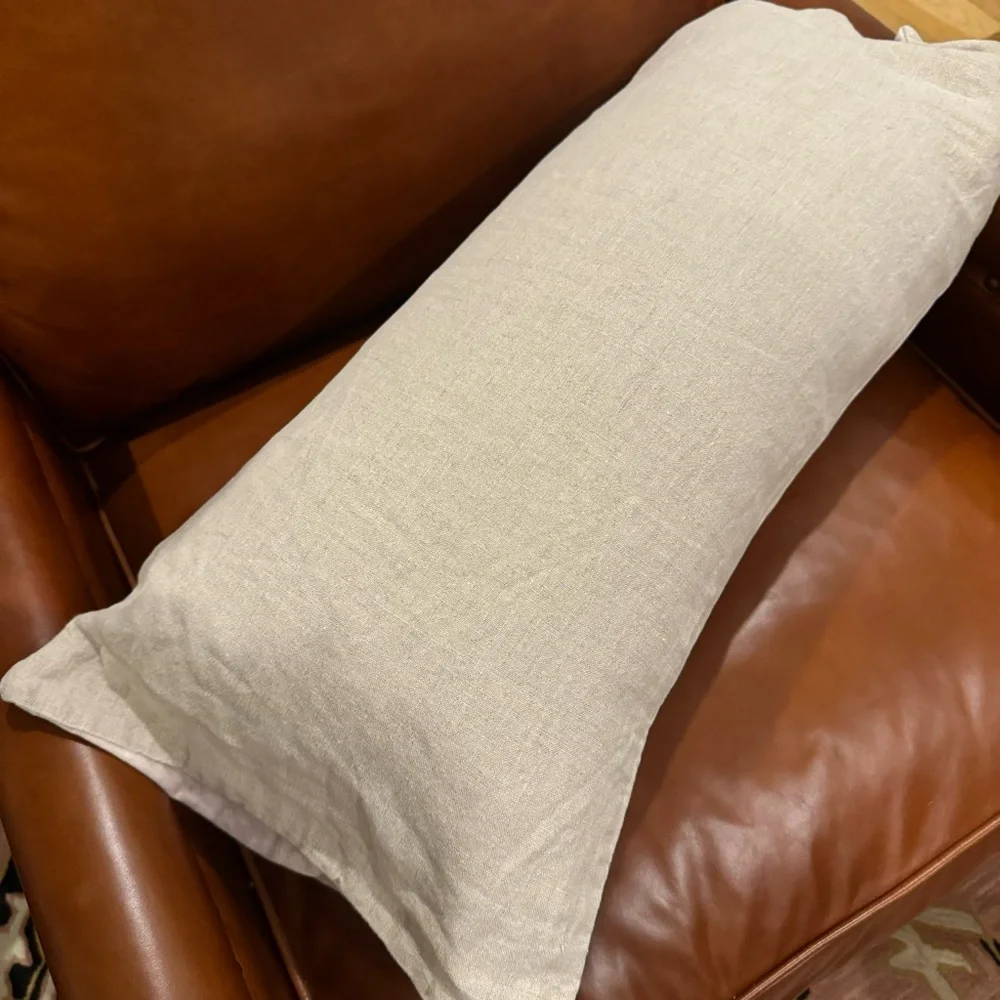 RH Velvet / Linen Pillow Cover 13”x30”